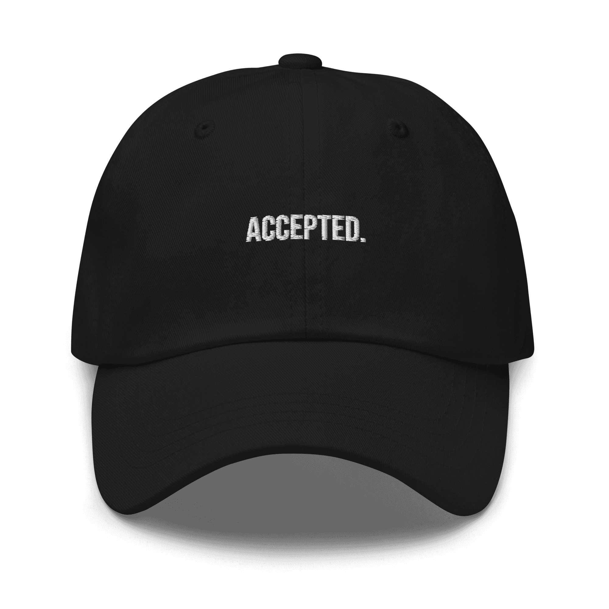 ACCEPTED. Dad Hat — Black